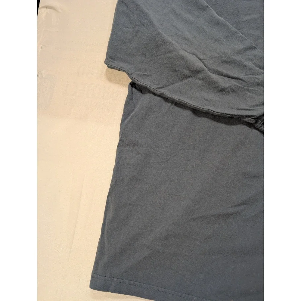 Carhartt Mens 2XL Tall Long Sleeve Pocket T-Shirt Blue Original Fit K126 - Picture 2 of 13